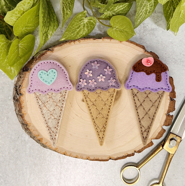 Poshta Presents - Felt & Fabulous Ice Cream!