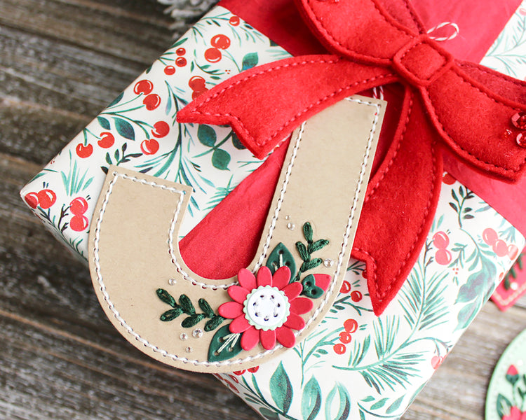 Giant Monogram Gift Tags & A Shipping Update