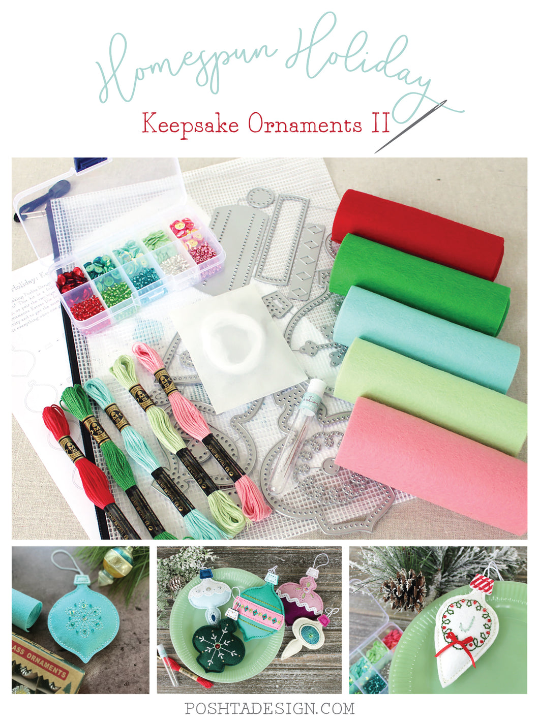 Homespun Holiday: Keepsake Ornaments II Kit