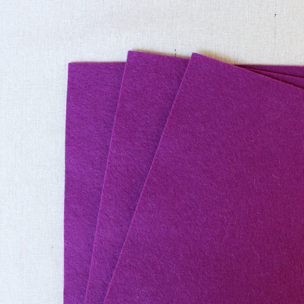 Rich Plum Felt Sheet