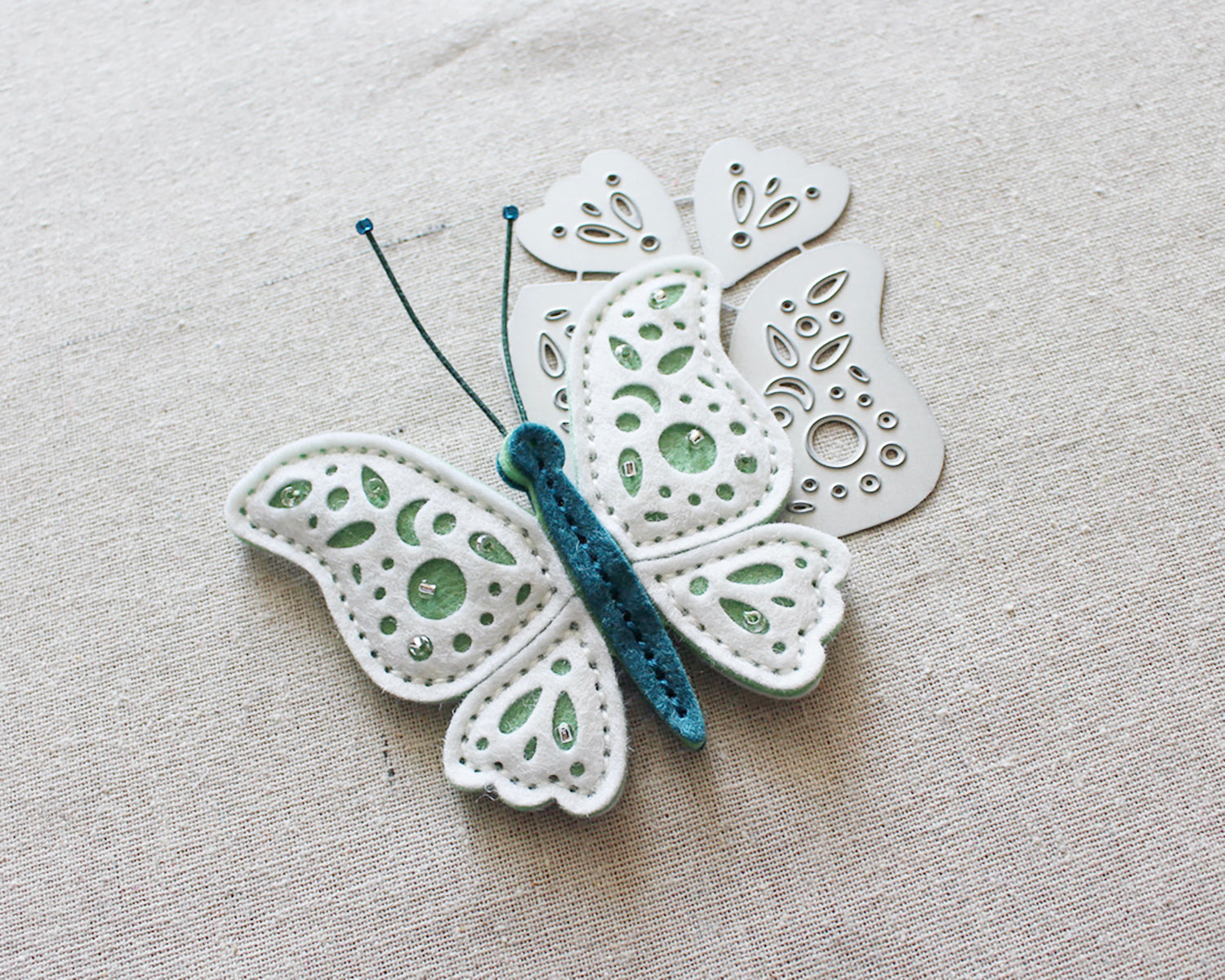 Whimsy Butterfly Applique Design